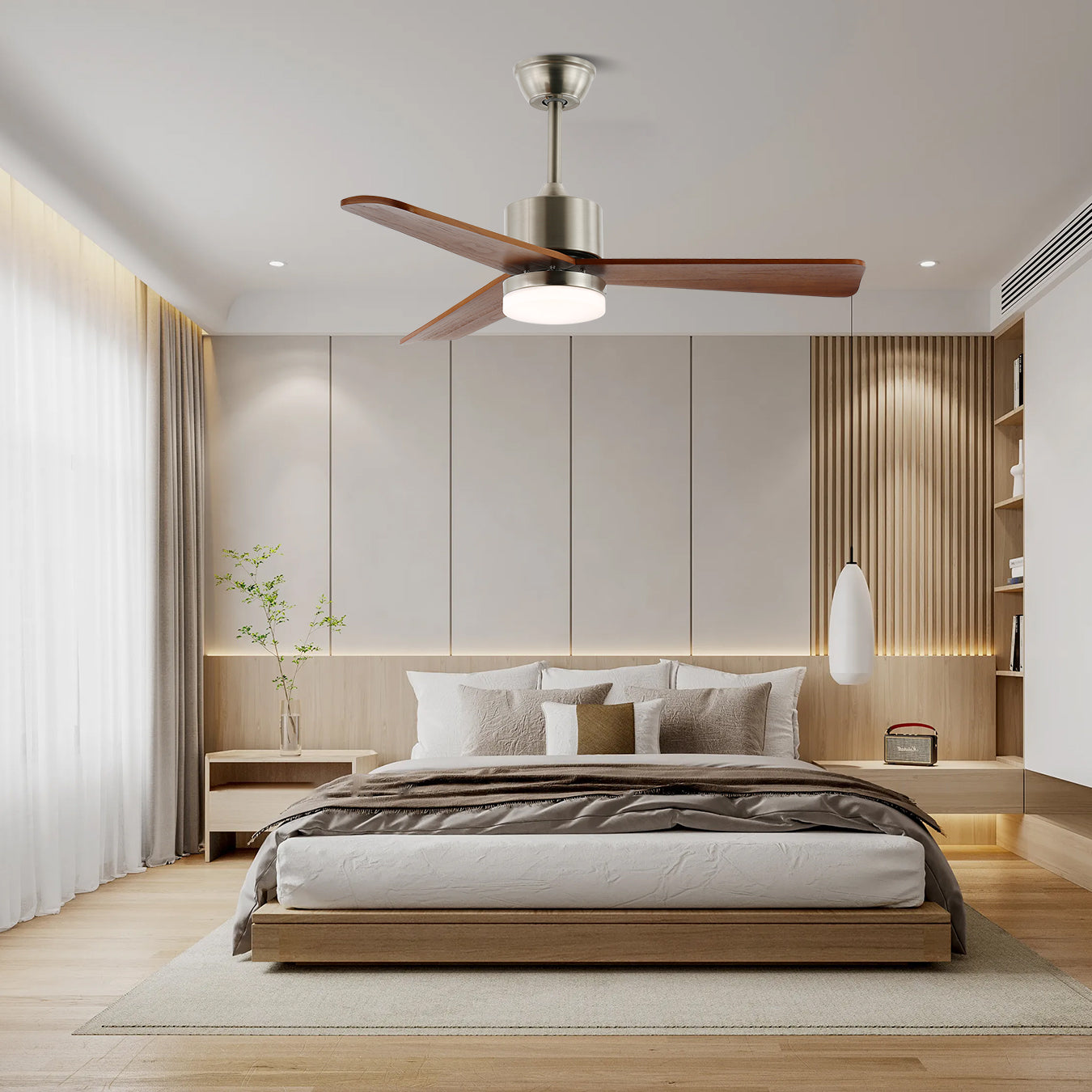 Zephyr Wooden 42’’/52’’ Ceiling Fan Light Ceiling fan light