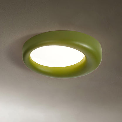 Zero Round Ceiling Lamp ? 22.8″ x H 3.5″/ Dia 58cm x H 13cm / Green / Warm White Ceiling lamp