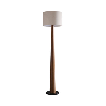 Zhanming Floor Lamp Dia 19.7″ x H 84.6″ / Walnut Color / US Plug Floor lamp