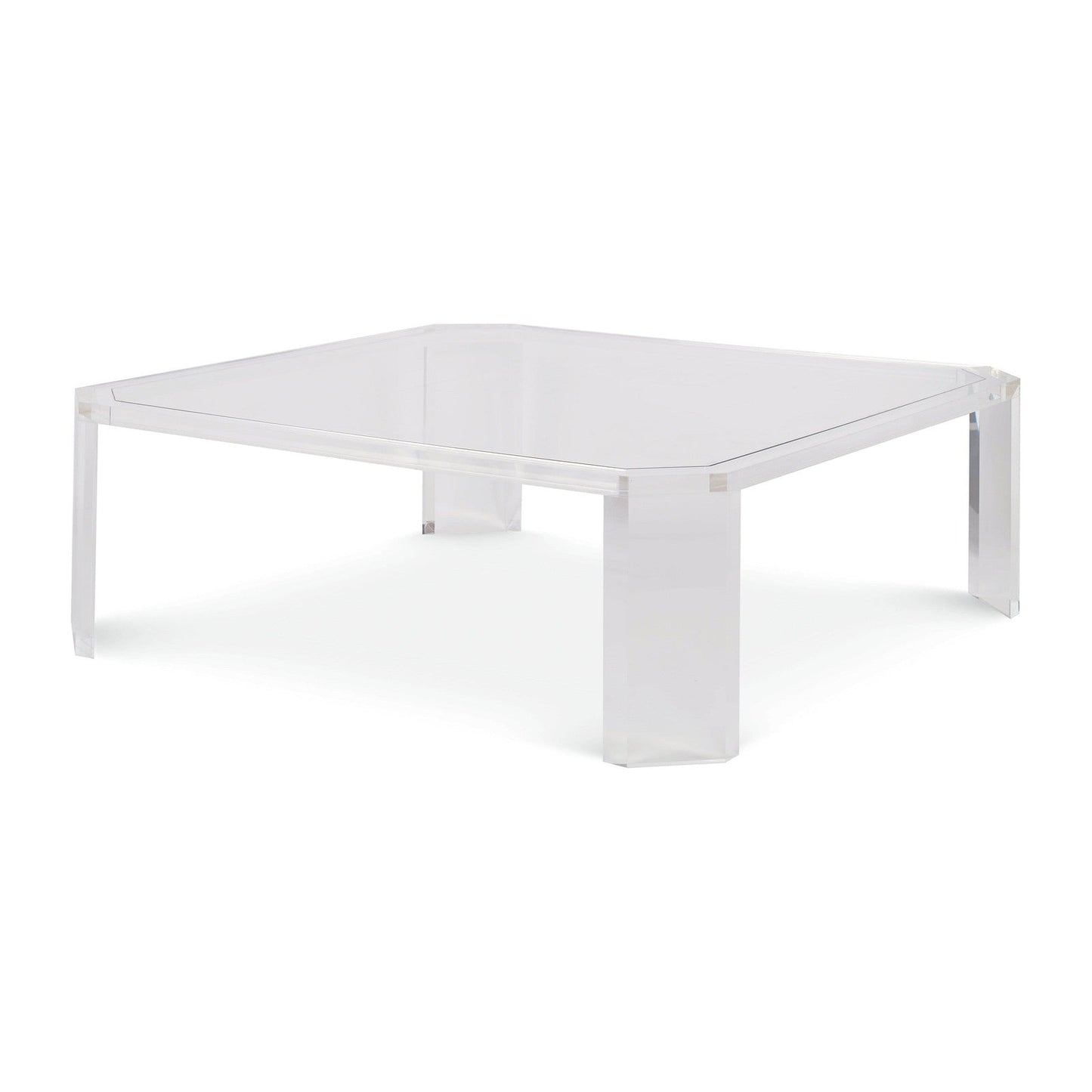 Century Furniture Phoenix Coffee Table with Glass Top - TF