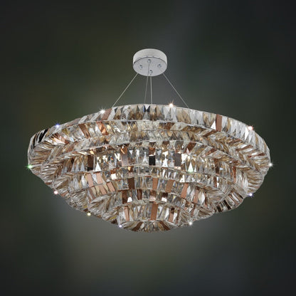 Allegri Gehry 21 Light 39-3/8" Wide Crystal Chandelier
