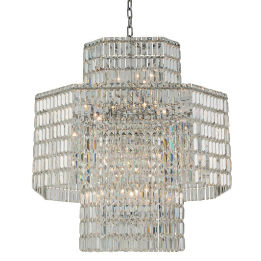 Allegri Livelli 20 Light 39" Wide Crystal Pendant