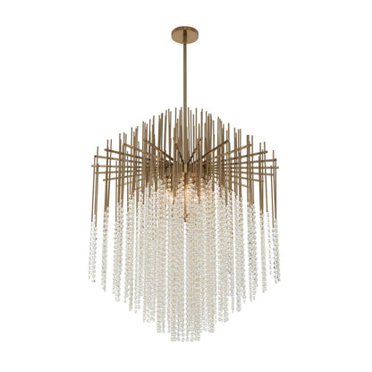 Allegri Estrella 8 Light 32" Wide Crystal Pendant