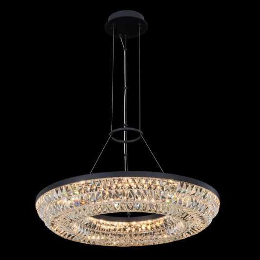 Allegri Zaga 26" Wide LED Crystal Pendant