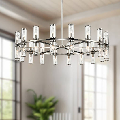 Alora Lighting Revolve 36 Light 47" Wide Taper Candle Chandelier