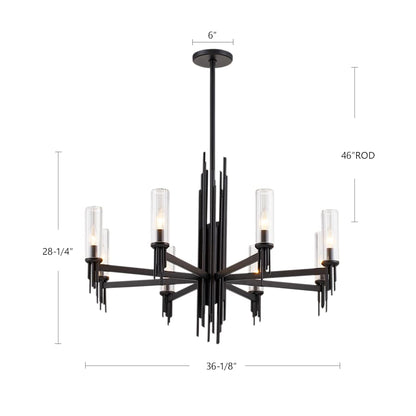 Alora Lighting Torres 2" Wide Chandelier
