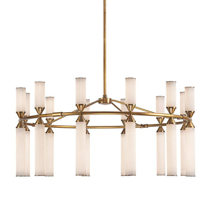 Alora Lighting Edwin 38" Wide LED Ring Chandelier
