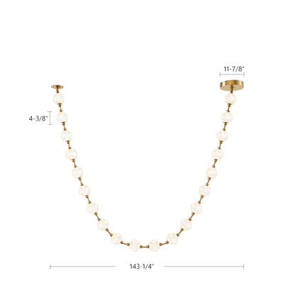 Alora Lighting Marni 12-ft Wide 3000K LED Linear Pendant