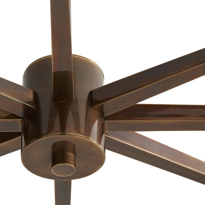 Arteriors Linus Starburst 8 Light 52" Wide Chandelier