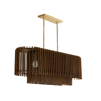 Arteriors Valencia 5 Light 49" Wide Linear Chandelier