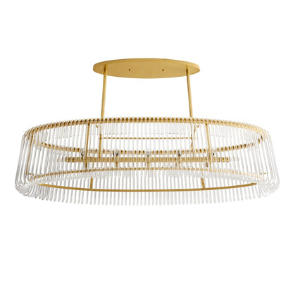 Arteriors Chandler 12 Light 51" Wide Linear Chandelier