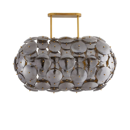 Arteriors Nebula 8 Light 42" Wide Linear Chandelier