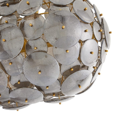 Arteriors Nebula 8 Light 42" Wide Linear Chandelier