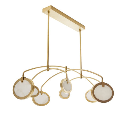 Arteriors Rosabel 56" Wide LED Commercial Abstract Chandelier