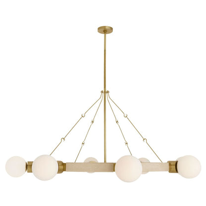 Arteriors Liberty Chandelier 8 Light 56" Wide Ring Chandelier