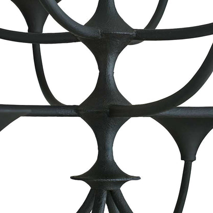 Arteriors Larkin Chandelier 12 Light 42" Wide Wrought Iron Abstract Chandelier