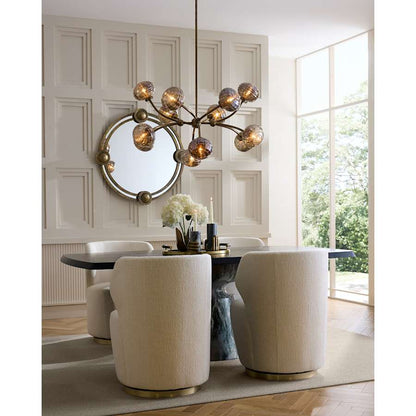 Arteriors Merrick Chandelier 12 Light 39" Wide Abstract Sputnik Chandelier