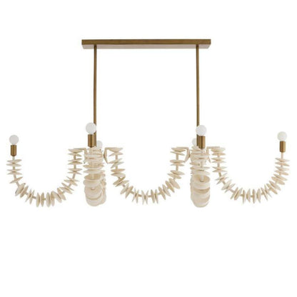 Arteriors Kalama 8 Light 57" Wide Linear Chandelier