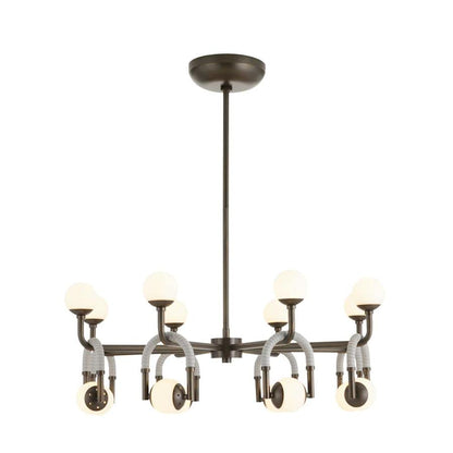 Arteriors Hollins 33" Wide LED Chandelier with Opal Glass Shades