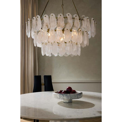 Arteriors Leon Large Chandelier 7 Light 38" Wide Waterfall Chandelier
