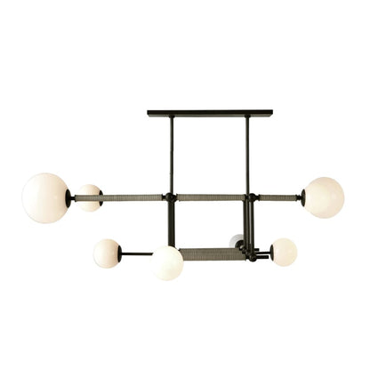 Arteriors Erica 8 Light 58" Wide Linear Chandelier