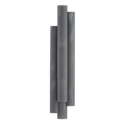 Arteriors Punch 2 Light 49" Tall Outdoor Wall Sconce with Mesh Steel Shades