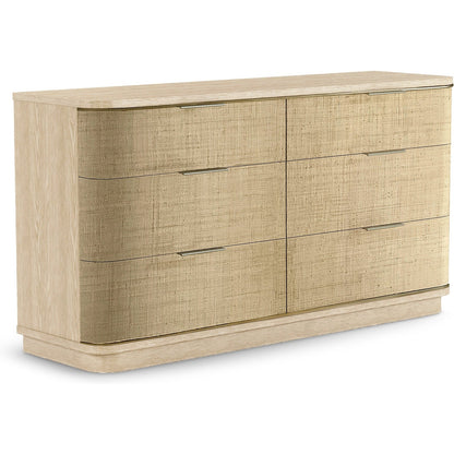 Jonathan Charles Seiche Grass Cloth Dresser (500426-BLO-C005)