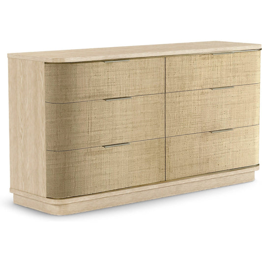Jonathan Charles Seiche Grass Cloth Dresser (500426-BLO-C005)