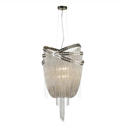 Avenue Lighting Wilshire Blvd. 6 Light 27" Wide Chandelier