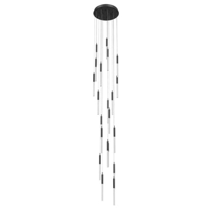 Avenue Lighting Main St. 21 Light 22" Wide LED Multi Light Pendant with Boa Glass Shades