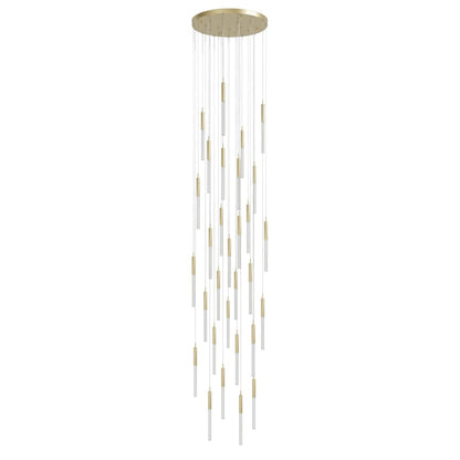 Avenue Lighting Main St. 31 Light 30" Wide LED Multi Light Pendant with Boa Glass Shades