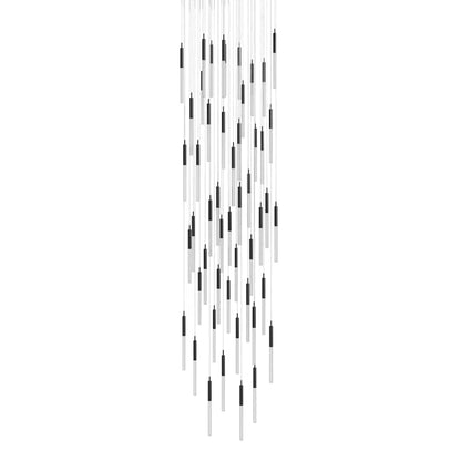 Avenue Lighting Main St. 51 Light 37" Wide LED Multi Light Pendant with Boa Glass Shades