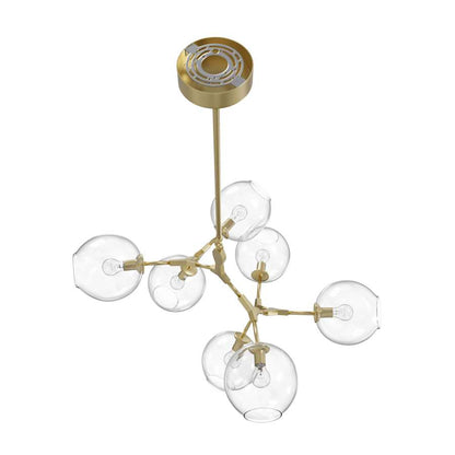 Avenue Lighting Fairfax Ave. 7 Light 30" Wide Abstract Chandelier with Hand-Blown Glass Shades
