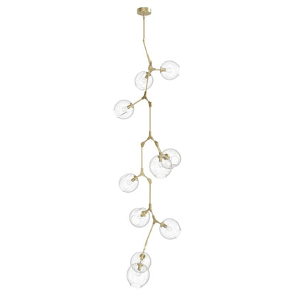 Avenue Lighting Fairfax Ave. 10 Light 27" Wide Abstract Chandelier with Hand-Blown Glass Shades