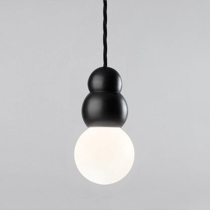 Ball Series Pendant Light Dia 3.9″ x H 6.81″ / Dia 10cm x H 17.3cm / Black / Hanging Cable Pendant light