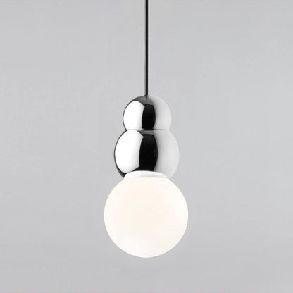 Ball Series Pendant Light Dia 3.9″ x H 6.81″ / Dia 10cm x H 17.3cm / Chrome / Suspension Rod Pendant light