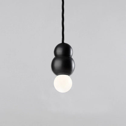 Ball Series Pendant Light Dia 3.14″ x H 5.03″ / Dia 8cm x H 12.8cm / Black / Hanging Cable Pendant light