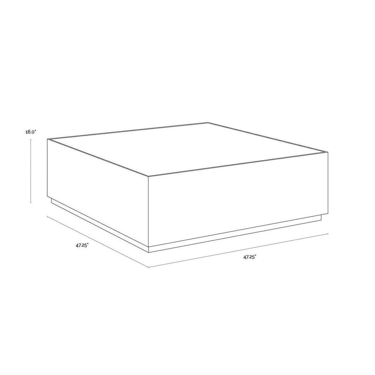 Sunpan Selah Coffee Table