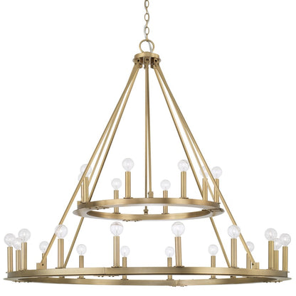 Capital Lighting Pearson 24 Light 48" Wide Taper Candle Style Chandelier