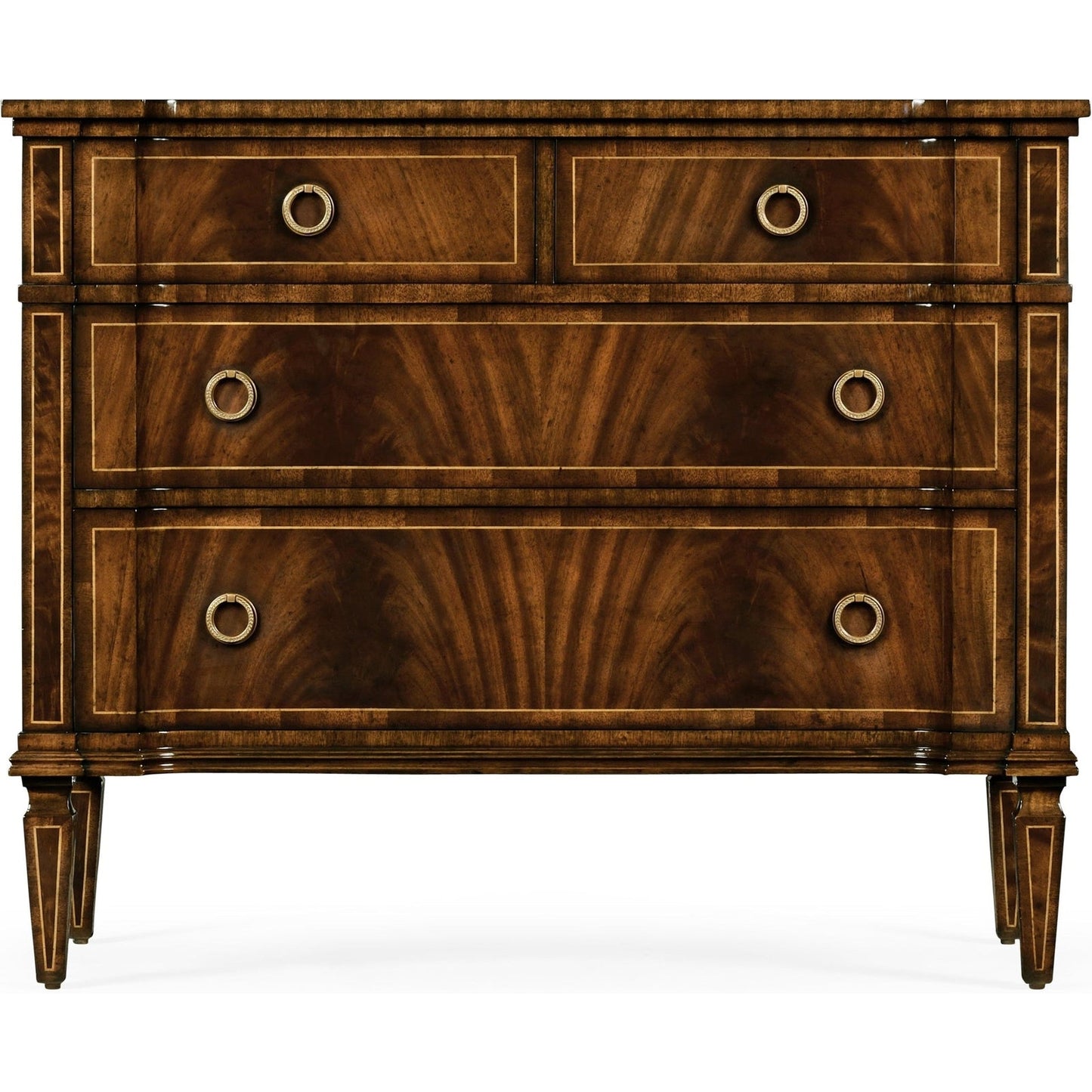 Jonathan Charles Buckingham Reverse Breakfront Chest of Drawers (494844-MAH)