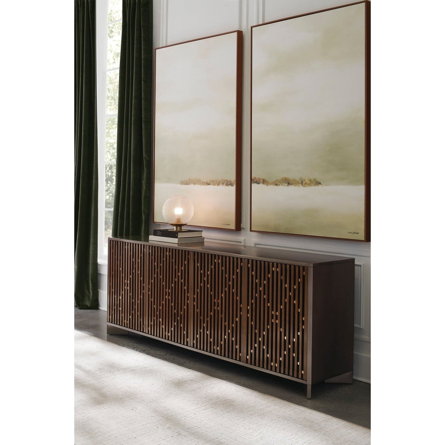 Caracole Classic Diamond In The Rough Console & Desk