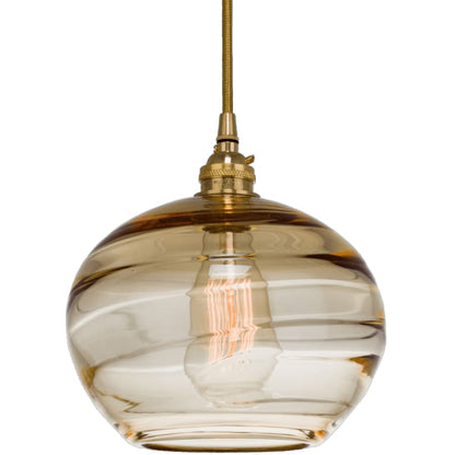 Hammerton Studio Coppa 29" Wide Artisan Crafted Optic Glass 8 Light Pendant
