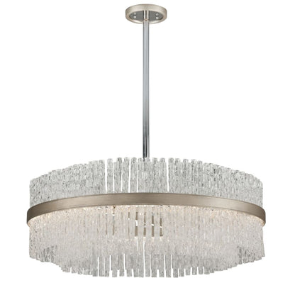 Corbett Lighting Chime 8 Light 36" Chandelier with Hand-Crafted Iron