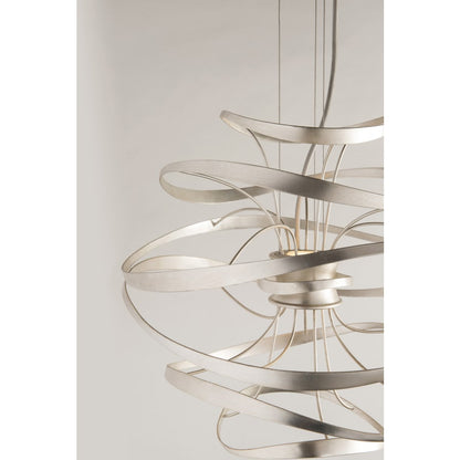 Corbett Lighting Calligraphy 2 Light 42" LED Pendant with Hand-Crafted Iron