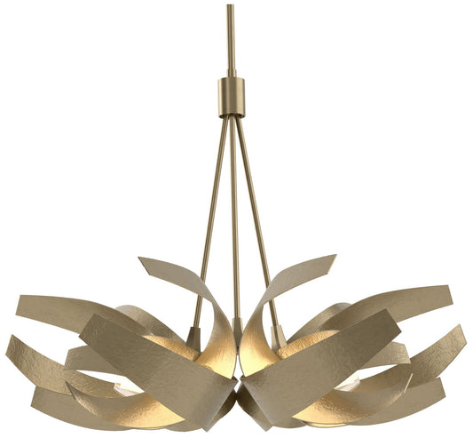Corona 26.9" Wide Soft Gold Pendant With Frosted Diffuser Shade