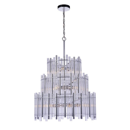 Craftmade Reveal 13 Light 28" Wide Waterfall Chandelier