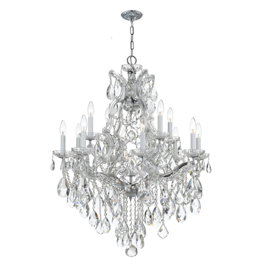 Crystorama Lighting Group Maria Theresa 13 Light 28" Wide Crystal Chandelier with Swarovski Spectra Crystal Accents