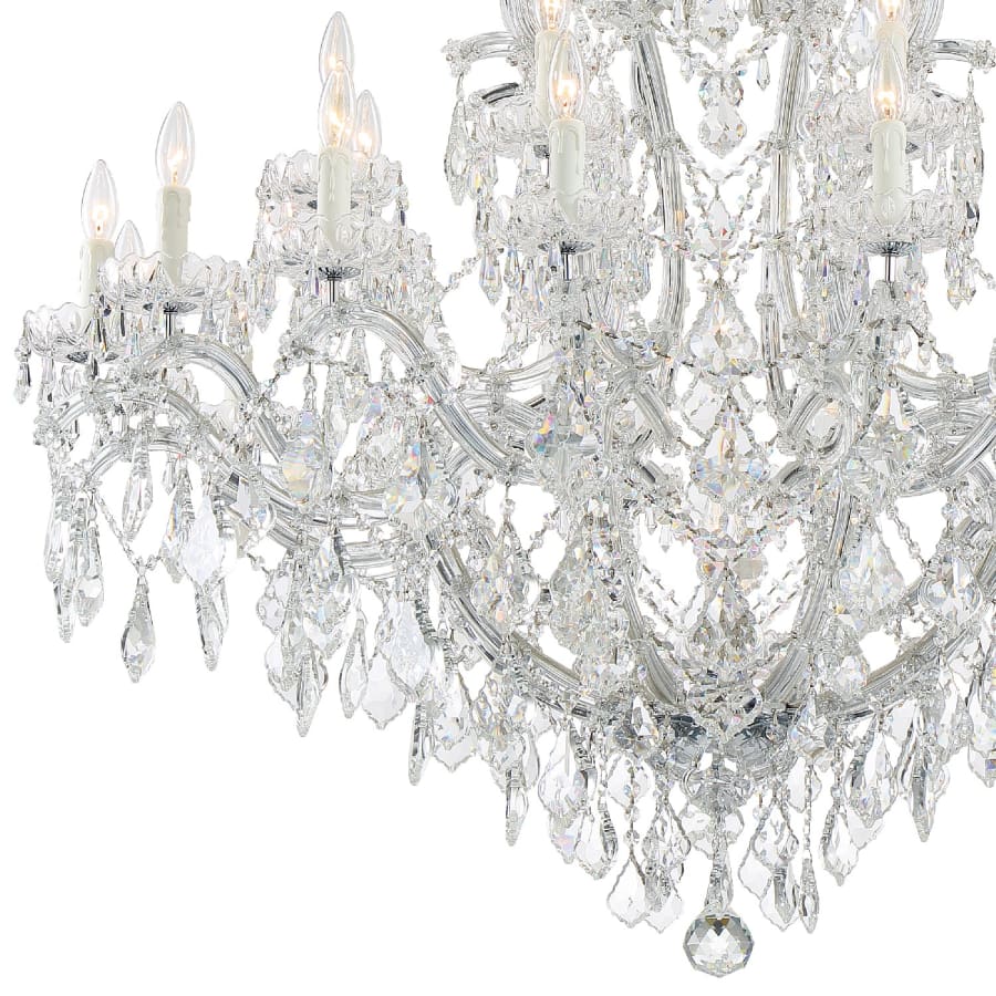 Crystorama Lighting Group Maria Theresa 25 Light 46" Wide Crystal Chandelier with Swarovski Spectra Crystal Accents