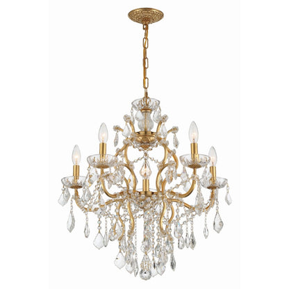 Crystorama Lighting Group Filmore 6 Light 23" Wide Crystal Chandelier with Swarovski Strass Crystal Accents