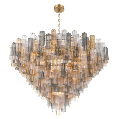 Crystorama Lighting Group Addis 40 Light 62" Wide Waterfall Chandelier
